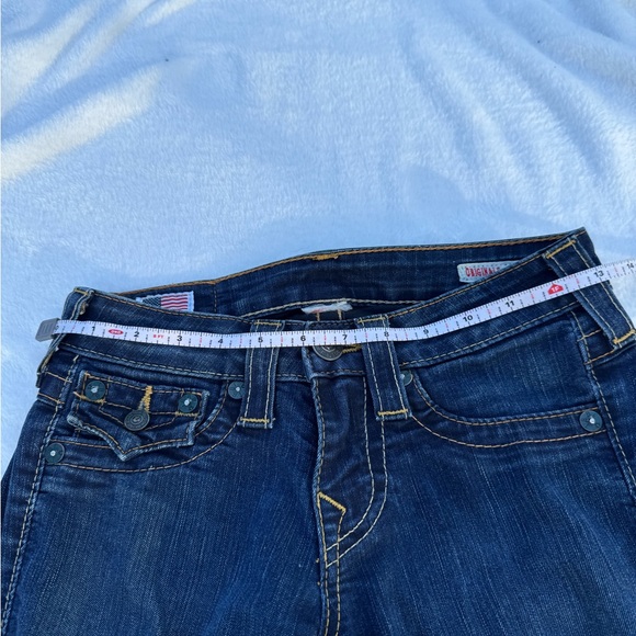 True Religion Women's Skinny Jeans – Serena Size 26, Distressed Blue Wash - Picture 8 of 12